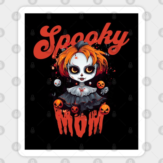 Spooky Mom Magnet by HolidayBug